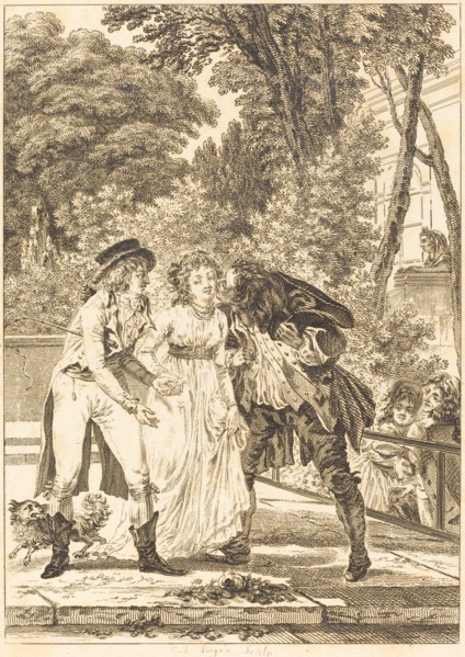 Le baiser rendu: Le baiser rendu. Creator: Charles Louis Lingée.