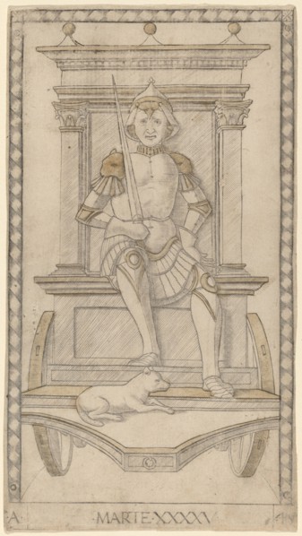 Marte (Mars), c. 1465. Creator: Master of the E-Series Tarocchi.