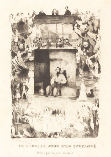 Le dernier jour d'un condamne, 1833. Creator: Célestin Nanteuil.