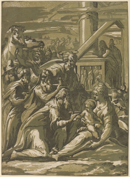 The Adoration of the Magi. Creator: Giuseppe Nicola Rossigliani.
