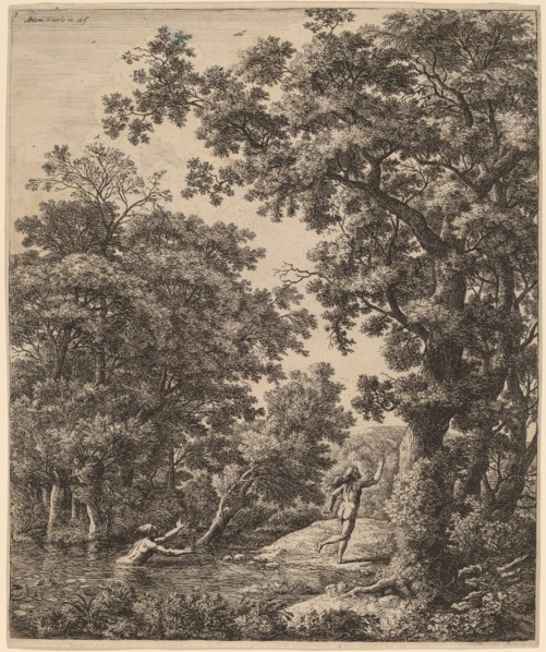 Landscape with Alpheus and Arethusa. Creator: Anthonie Waterloo.