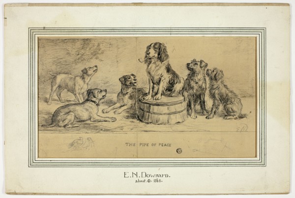 The Pipe of Peace (recto), n.d. Creator: Ebenezer Newman Downard.