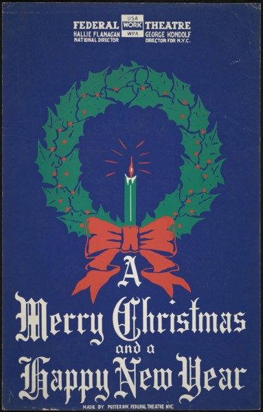 A Merry Christmas and a Happy New Year, [193-]. Creator: Unknown.