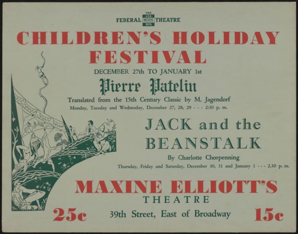 Children's Holiday Festival, New York, [1930s]. Creator: Unknown.