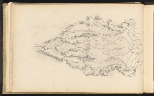 Study of a Decorative Ornament, 1879/1882. Creator: Paul Cezanne.