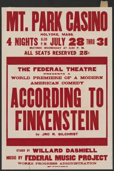 According to Finkenstein 2, Holyoke, MA, [193-]. Creator: Unknown.
