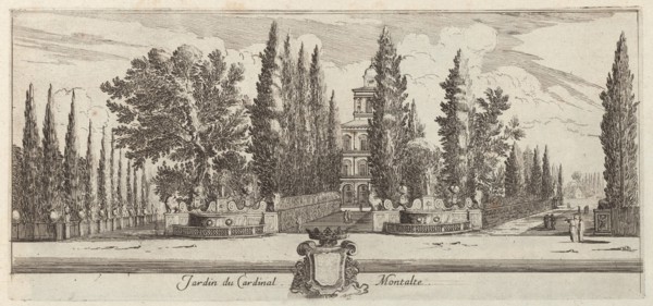 Jardin du Cardinal Montalte, 1640-1660. Creator: Israel Silvestre.