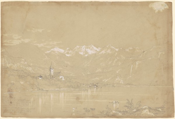 Lake of Brienz, late 19th century. Creator: John William Casilear.