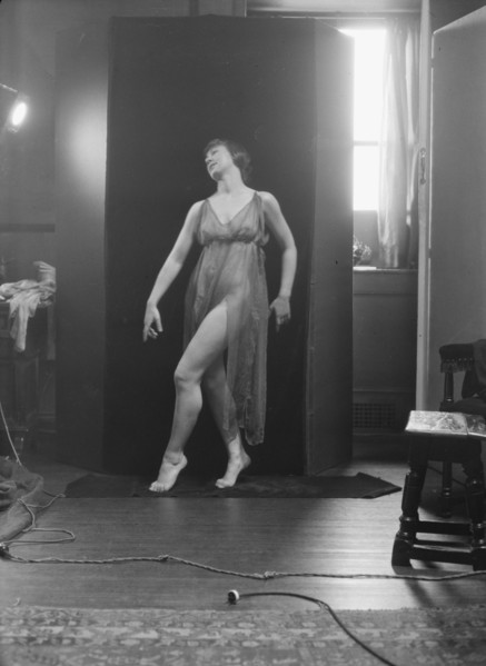 Elsie Dufour dancer, between 1918 and 1920? Creator: Arnold Genthe.