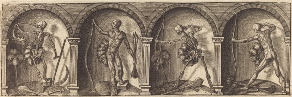 Les divers pourtraicts et figures VII, c. 1600. Creator: Master AD.