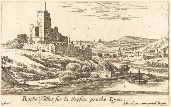 Roche Taillet sur la Saosne proche Lyon. Creator: Israel Silvestre.