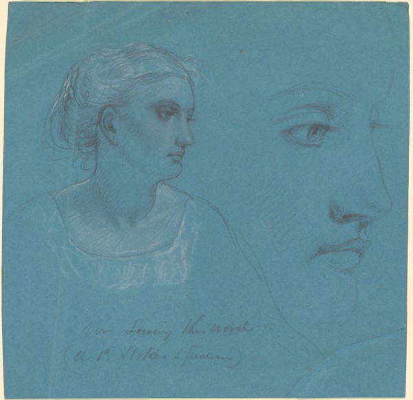 Studies for "Sowing the Word", c. 1868. Creator: Daniel Huntington.