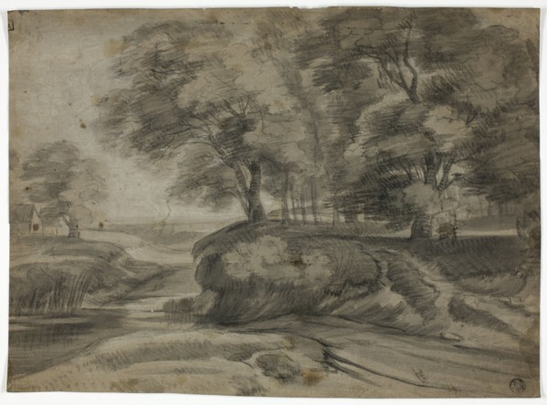 River Landscape with Wooded Banks, n.d. Creator: Lodewijk de Vadder.