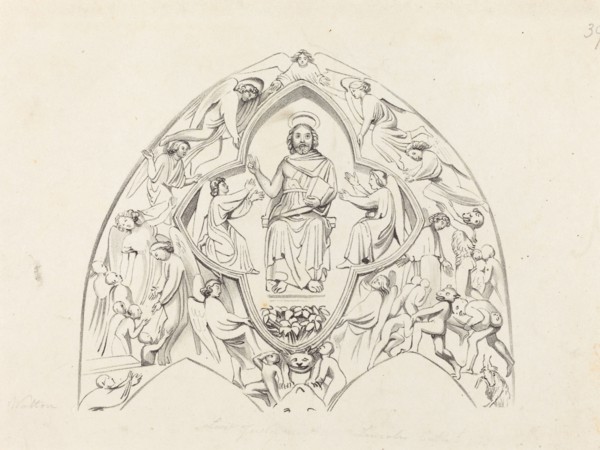 Last Judgment, Lincoln Cathedral, published 1829. Creator: W Walton.