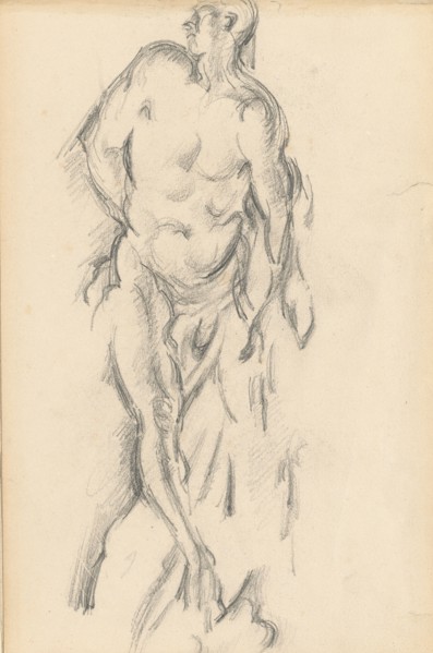 Study of Puget's "Milo of Crotona", 1895/1898. Creator: Paul Cezanne.