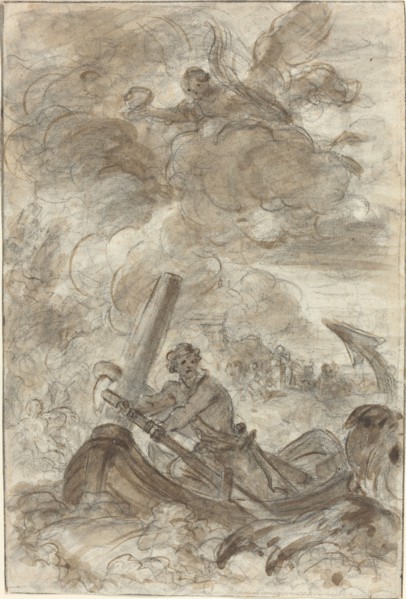 Orlando Kills the Orc with an Anchor. Creator: Jean-Honore Fragonard.