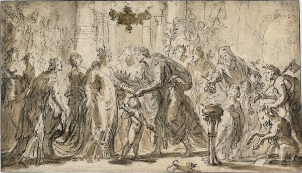 The Marriage of Zenobia and Odenatus, n.d. Creator: Justus van Egmont.