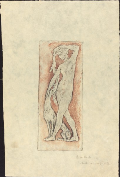 Diane au levrier (Diana and a Greyhound), 1912. Creator: Pierre Roche.