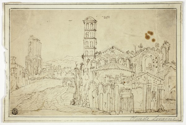 View in Rome: Torre della Melisa, Ruins of Early Christian Church, n.d.