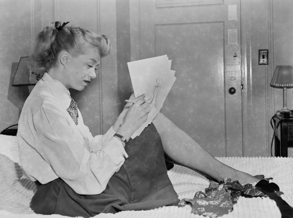 Portrait of June Christy, 1947 or 1948. Creator: William Paul Gottlieb.