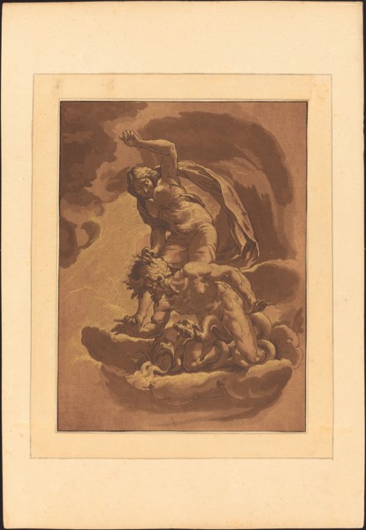 The Triumph of Truth Over Envy, 1781. Creator: Maria Catharina Prestel.