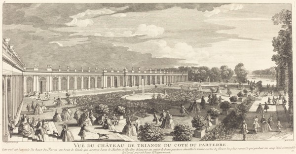 Vue du Chateau de Trianon du Cote du Parterre. Creator: Jacques Rigaud.