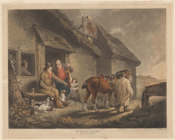 The First of September, Evening, published 1796. Creator: William Ward.