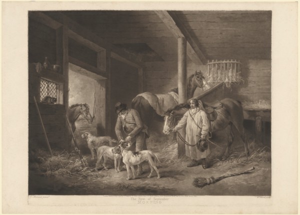 The First of September, Morning, published 1794. Creator: William Ward.