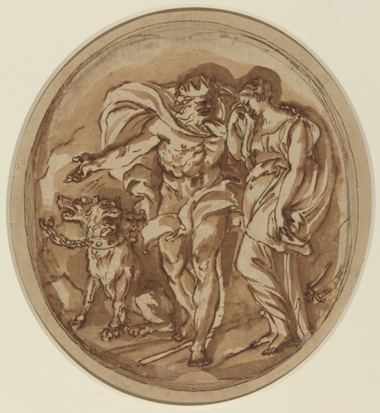 Pluto Bringing Proserpine to the Gates of Hell. Creator: Carlo Maratti.