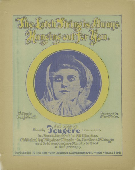 'The latch-string's always hanging out for you', 1900. Creator: Unknown.
