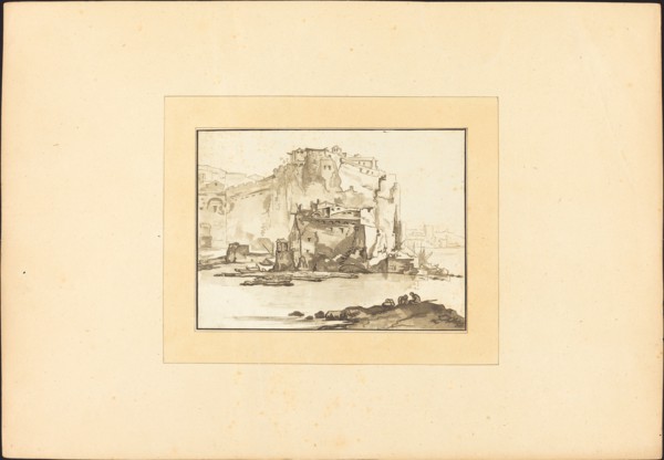 Mediterranean Seascape, published 1782. Creator: Maria Catharina Prestel.