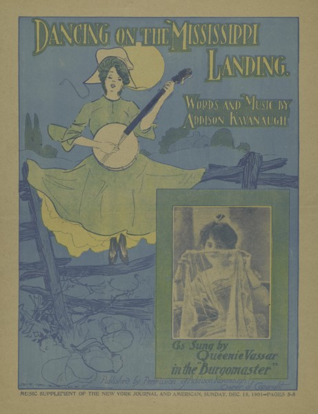 'Dancing on the Mississippi landing', 1901. Creator: Henry Brevoort Eddy.