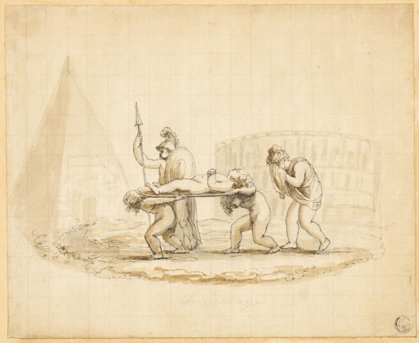 Putti Enacting Roman Funeral Procession, n.d. Creator: Lady Diana Spencer.