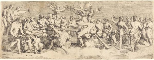 The Wedding Feast of Cupid and Psyche, c. 1635. Creator: François Perrier.