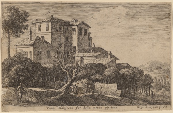 View of the Vineyard of the Villa Mamsrona. Creator: Herman van Swanevelt.