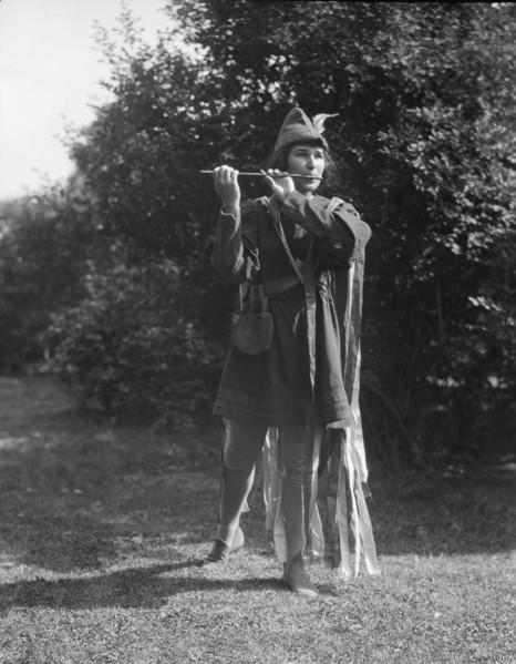 Theatrical performance at Dongan Hall, 1921 May 27. Creator: Arnold Genthe.