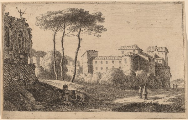 View of the Church "Quattro Santi Coronati". Creator: Herman van Swanevelt.