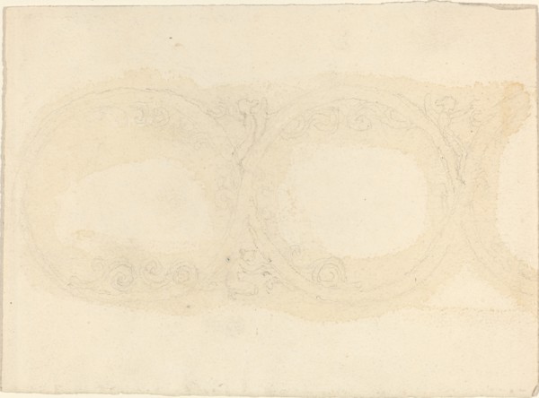Ornamental Border Design with Winged Female Figures. Creator: John Flaxman.