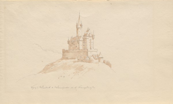 Schloss Windeck b. Weinhelm a. d. Bergstrasse. Creator: Julius von Leypold.
