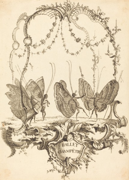 Ballet Champêtre, in or after 1756. Creator: Charles-Germain de Saint-Aubin.