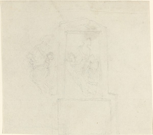 Monument to Agnes Cromwell (?), probably c. 1798/1800. Creator: John Flaxman.