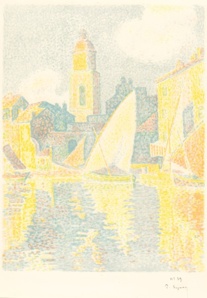 St. Tropez: The Port (Saint-Tropez: Le port), 1897/1898. Creator: Paul Signac.