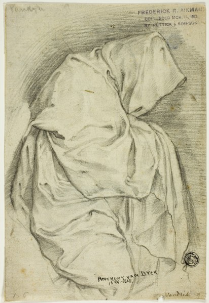 Draped with Hooded Figure (recto); Two Sketches of Swans in Water (verso), n.d.