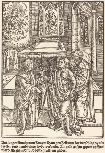 Ain iunger Khnacht von Znaym ..., c. 1503. Creator: Master of the Legend Scenes.