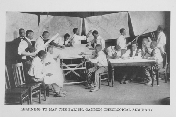 Learning to map the Parish, Gammon Theological Seminary, 1922. Creator: Unknown.