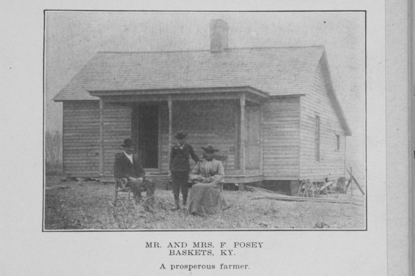 Mr. and Mrs. F Posey; Baskets, Ky.; A prosperous farmer, 1907. Creator: Unknown.