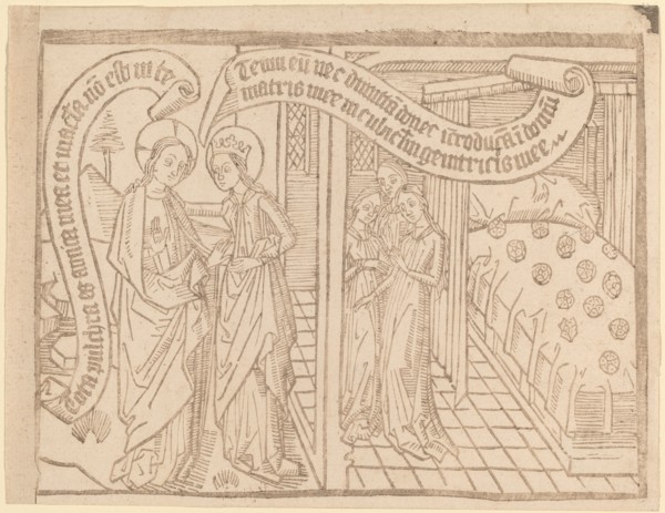 Page from "Canticum Canticorum": 2nd Edition, in or after 1465. Creator: Unknown.