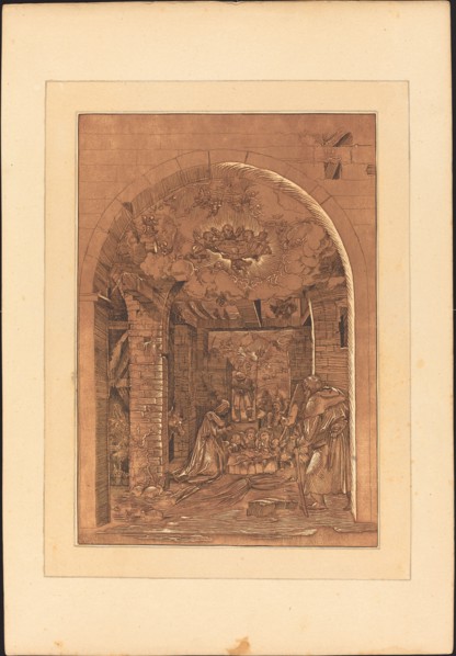 The Adoration of the Shepherds, published 1782. Creator: Johann Gottlieb Prestel.