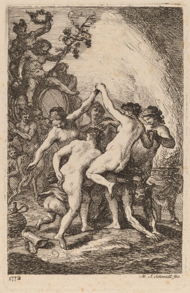 The Triumph of Bacchus with Dancing Nymphs, 1773. Creator: Martin Johann Schmidt.