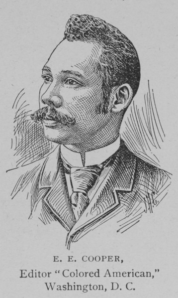 E.E. Cooper, editor "Colored American," Washington, D.C., 1902. Creator: Unknown.